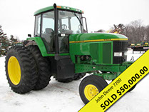 Vander Kolk Auction and Appraisal conducts many Michigan Farm Equipment Auctions see our results page for more prices